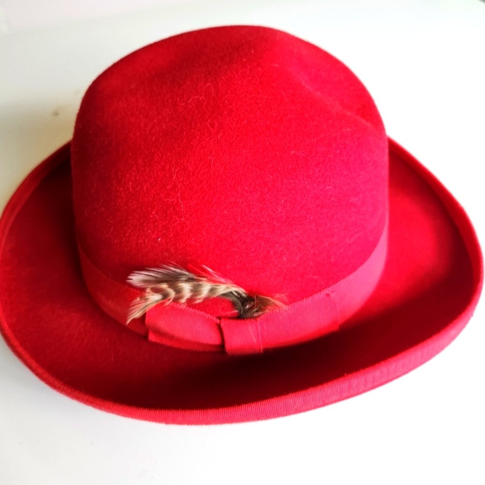 NEW Designer Collection Capas Godfather Fedora Hat Wool Men Size Large - Picture 2 of 7